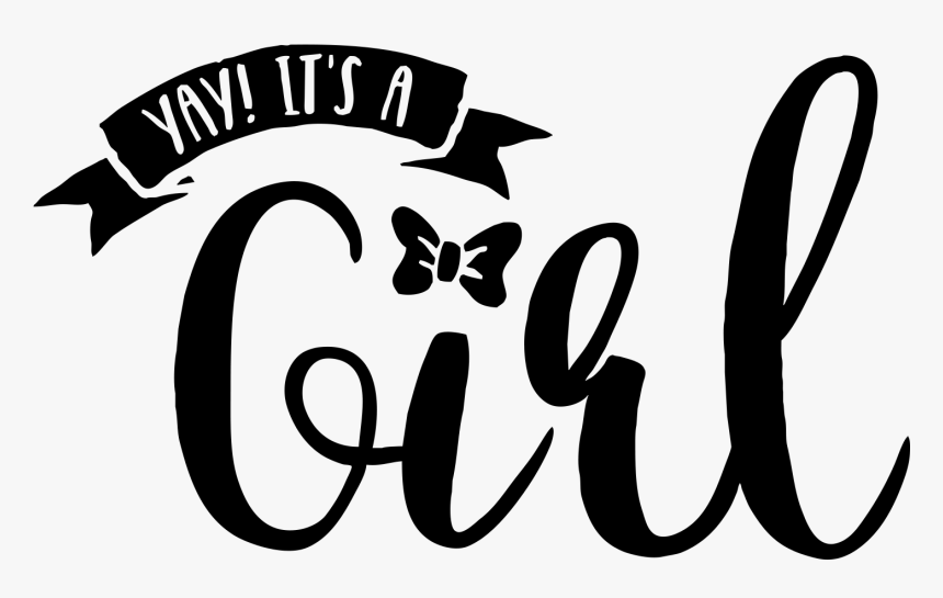 Free Its A Girl Svg, HD Png Download, Free Download