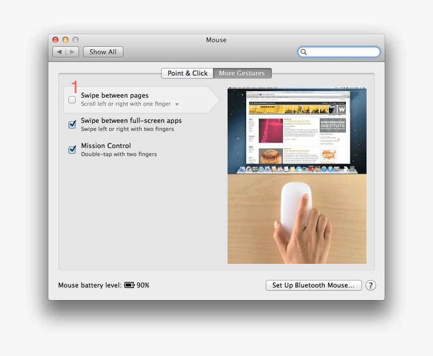 Scroll And Zoom Preferences Os X Trackpad, HD Png Download, Free Download