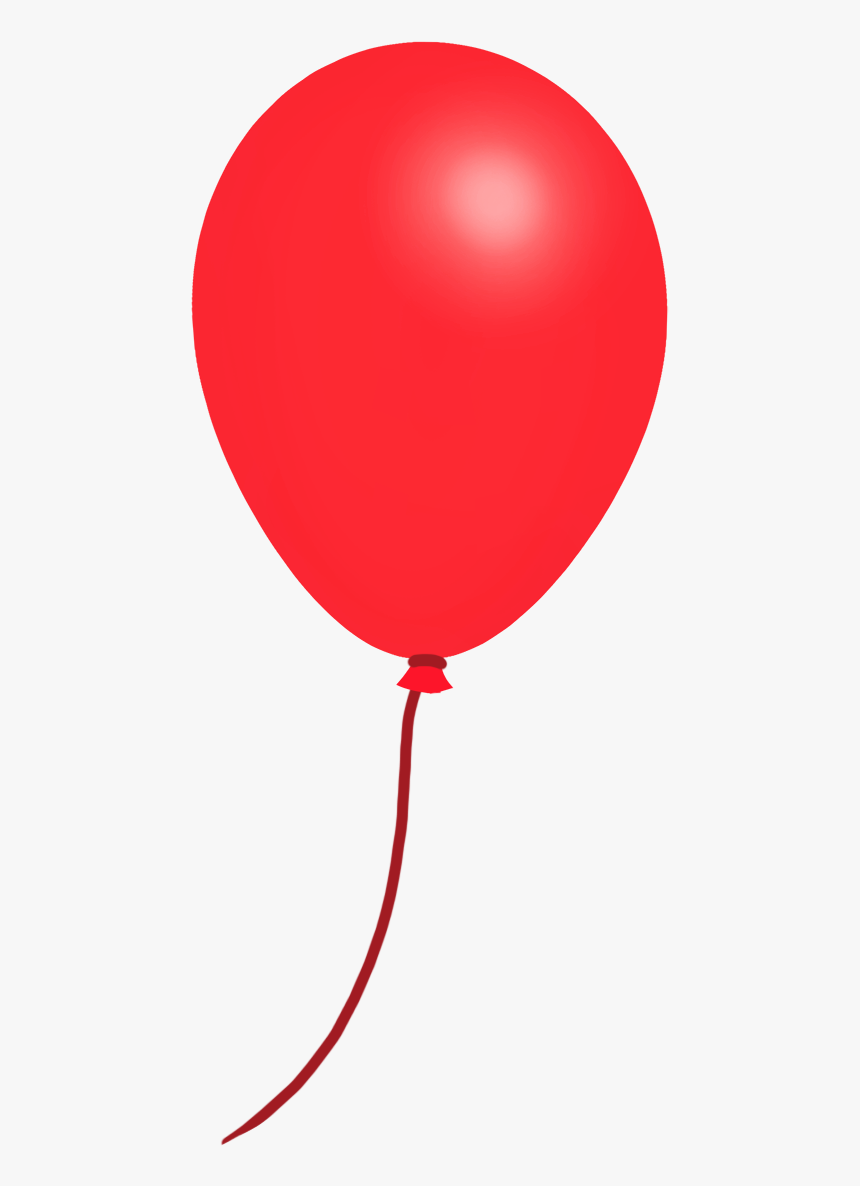 Red Balloon Drawing - Red Balloon Png, Transparent Png, Free Download