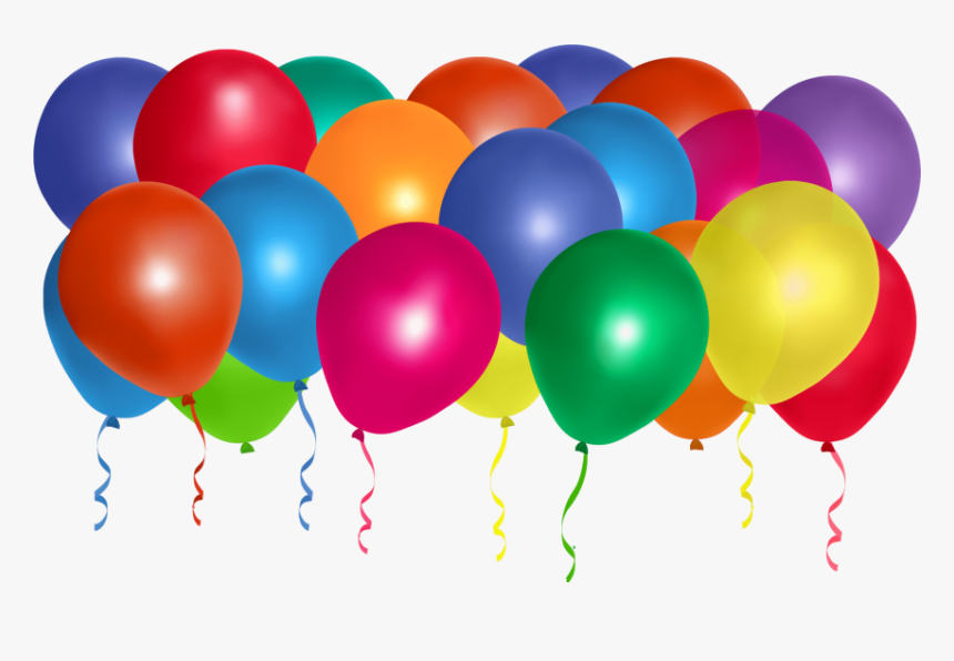 Transparent Background Bunch Of Balloons, HD Png Download, Free Download