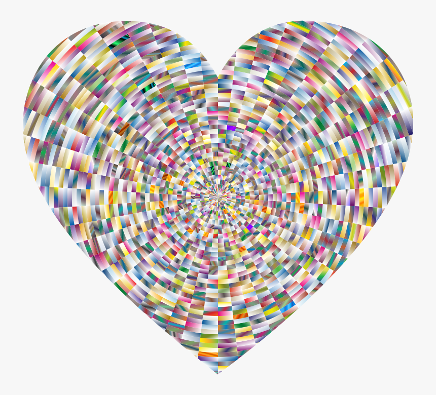Heart Ekg Rhythm Gold Clipart Icon Png - Psychedelic Spiral Transparent, Png Download, Free Download