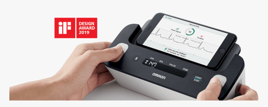 Wireless Upper Arm Blood Pressure Monitor Ekg, HD Png Download, Free Download