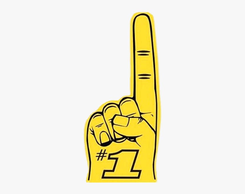 Number One Yellow Foam Hand - Cleveland Browns Foam Finger, HD Png Download, Free Download