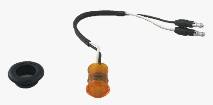 Truck Lite Marker/clearance Light, Amber Led Tl 33050y - Wire, HD Png Download, Free Download