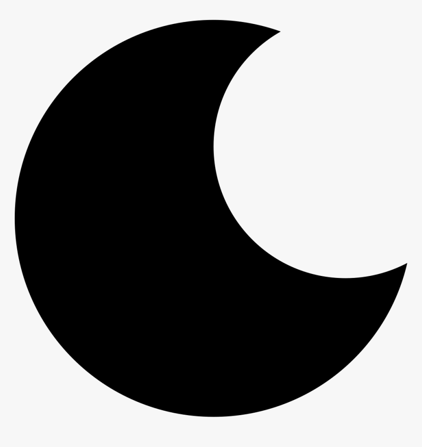 Crescent Moon - Silueta De La Luna, HD Png Download, Free Download