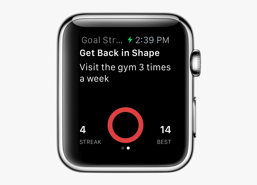 Goals - Apple Watch 3 Runtastic, HD Png Download, Free Download