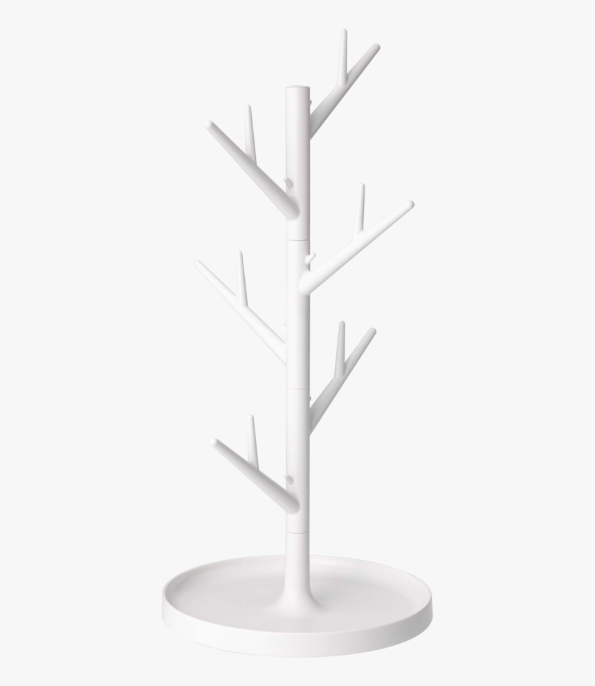 White Tree-like Countertop Stand By Yamazaki - Yamazaki Branch Glass & Mug Tree, HD Png Download, Free Download