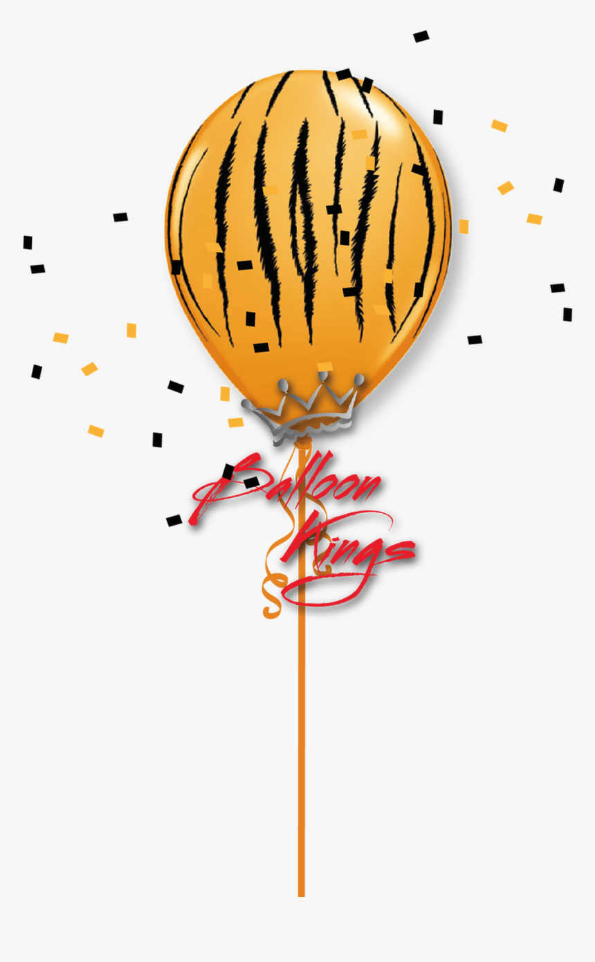 11in Tiger Stripes - Cow Print Balloon Png, Transparent Png, Free Download