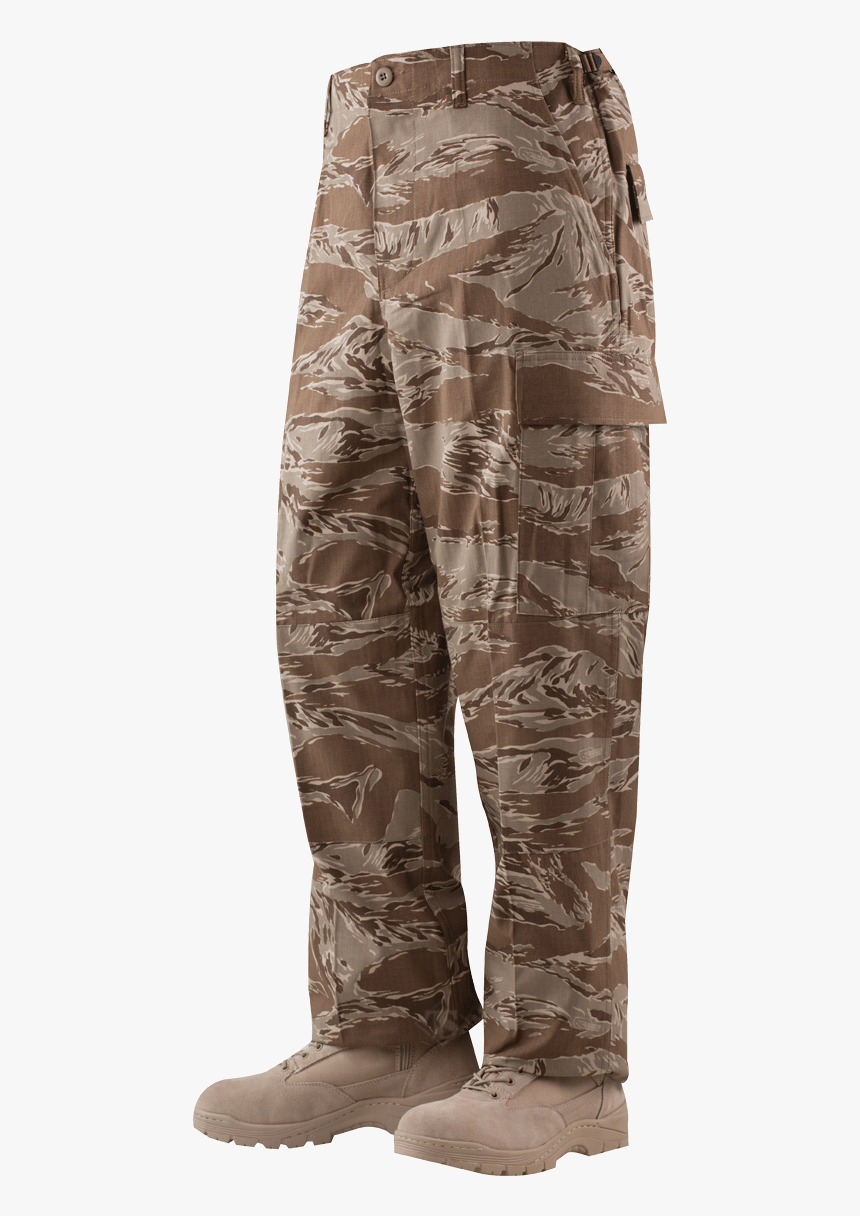 Bdu Pants Desert Tiger Stripe Truspec - Trousers, HD Png Download, Free Download