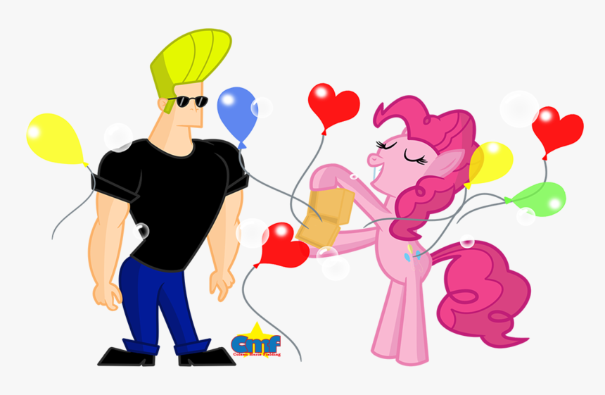 Johnny Bravo And Pinkie Pie By Tiny Toons Fan - Cartoon, HD Png Download, Free Download