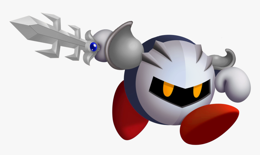 3d Dark Meta Knight - Kirby Sidekick, HD Png Download, Free Download