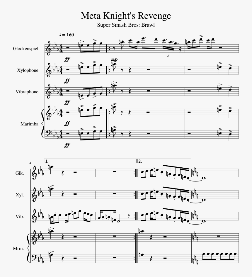 Castlevania 2 Bloody Tears Sheet Music, HD Png Download, Free Download