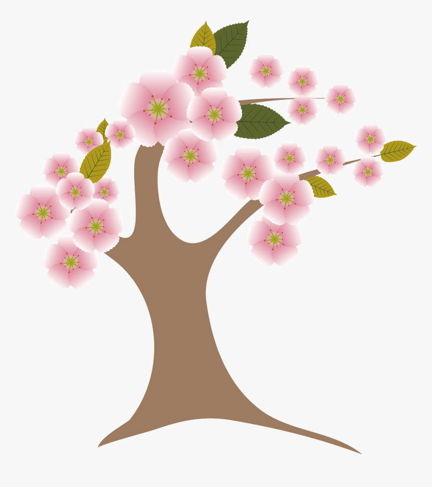 Cherry Blossom Tree Trunk - Cherry Blossom, HD Png Download, Free Download