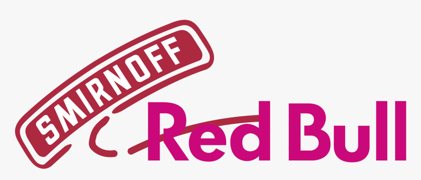 Smirnoff Red Bull Logo Png Transparent - Red Bull Smirnoff Logo, Png Download, Free Download