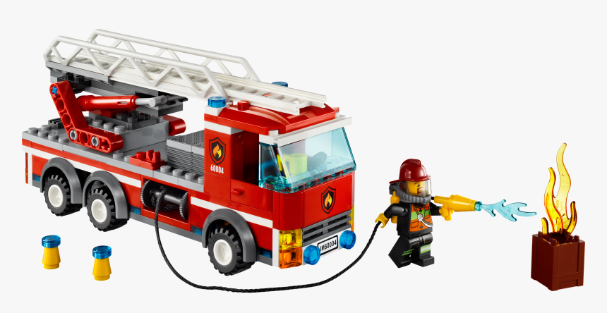 File60004 Alt7 Png Fire Truck Png - Fire Station By Lego, Transparent Png, Free Download