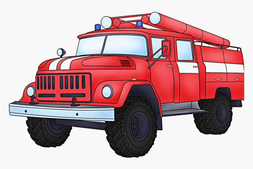 Fire Truck Png Image - Red Fire Truck Png, Transparent Png, Free Download