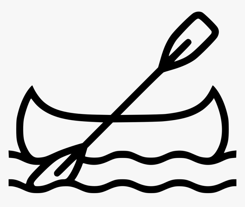 Kayak - Kayak Clip Art Black And White, HD Png Download, Free Download