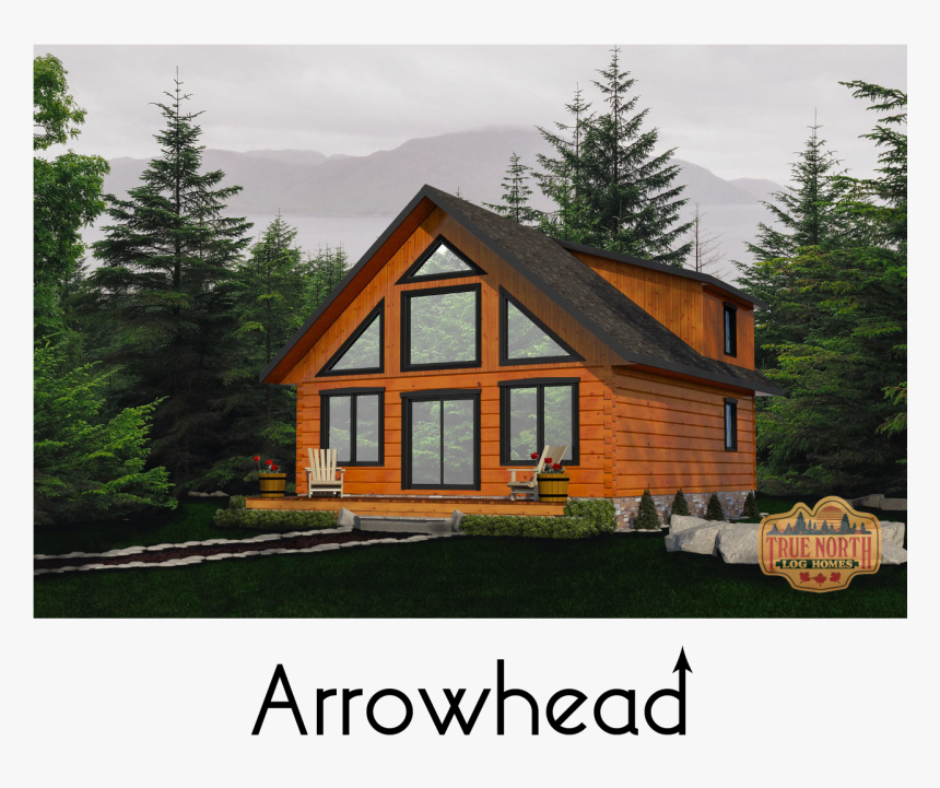 Cabin Series By True North Log Homes - Cottage, HD Png Download, Free Download