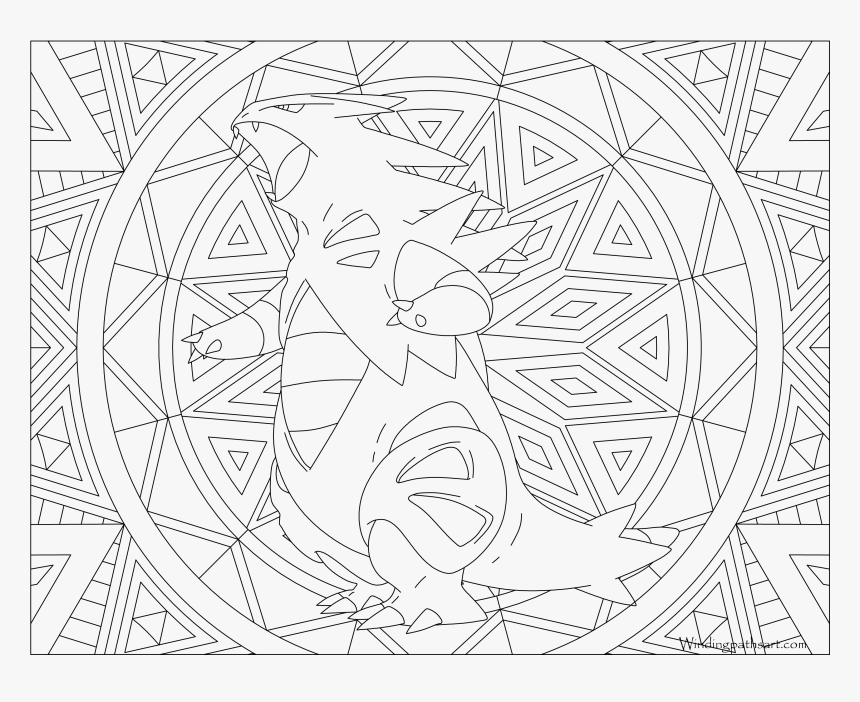 #248 Tyranitar Pokemon Coloring Page - 150 Pokemon Coloring Page, HD Png Download, Free Download