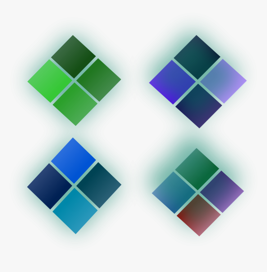 Color Diamond Shape Svg Clip Arts - Ryb Color Wheel Colors, HD Png Download, Free Download