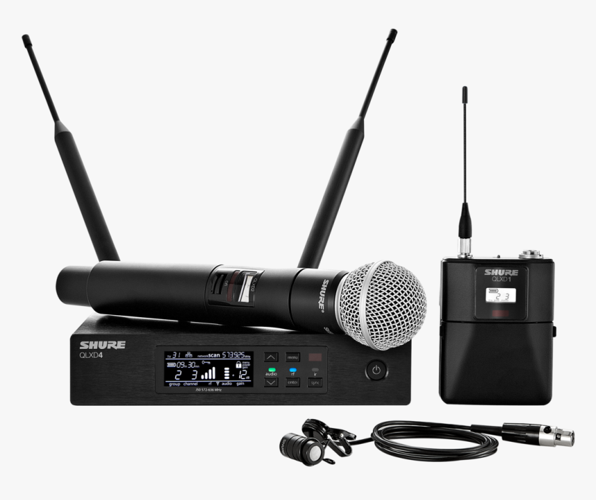 Shure Qlxd124 85, HD Png Download, Free Download