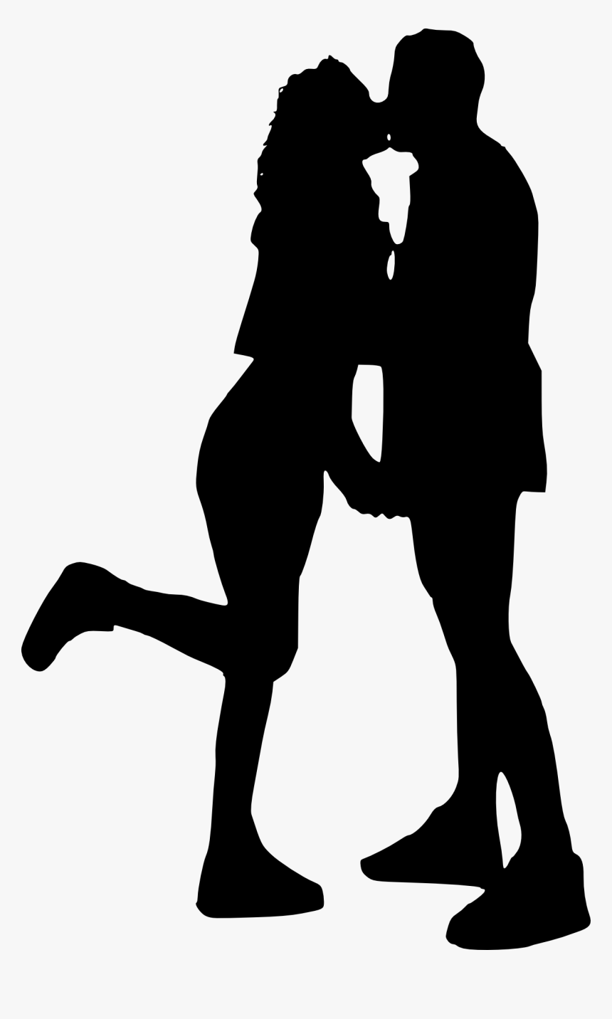 Love Silhouette At Getdrawings Com Free For - Romantic Couple Silhouette Transparent Background, HD Png Download, Free Download