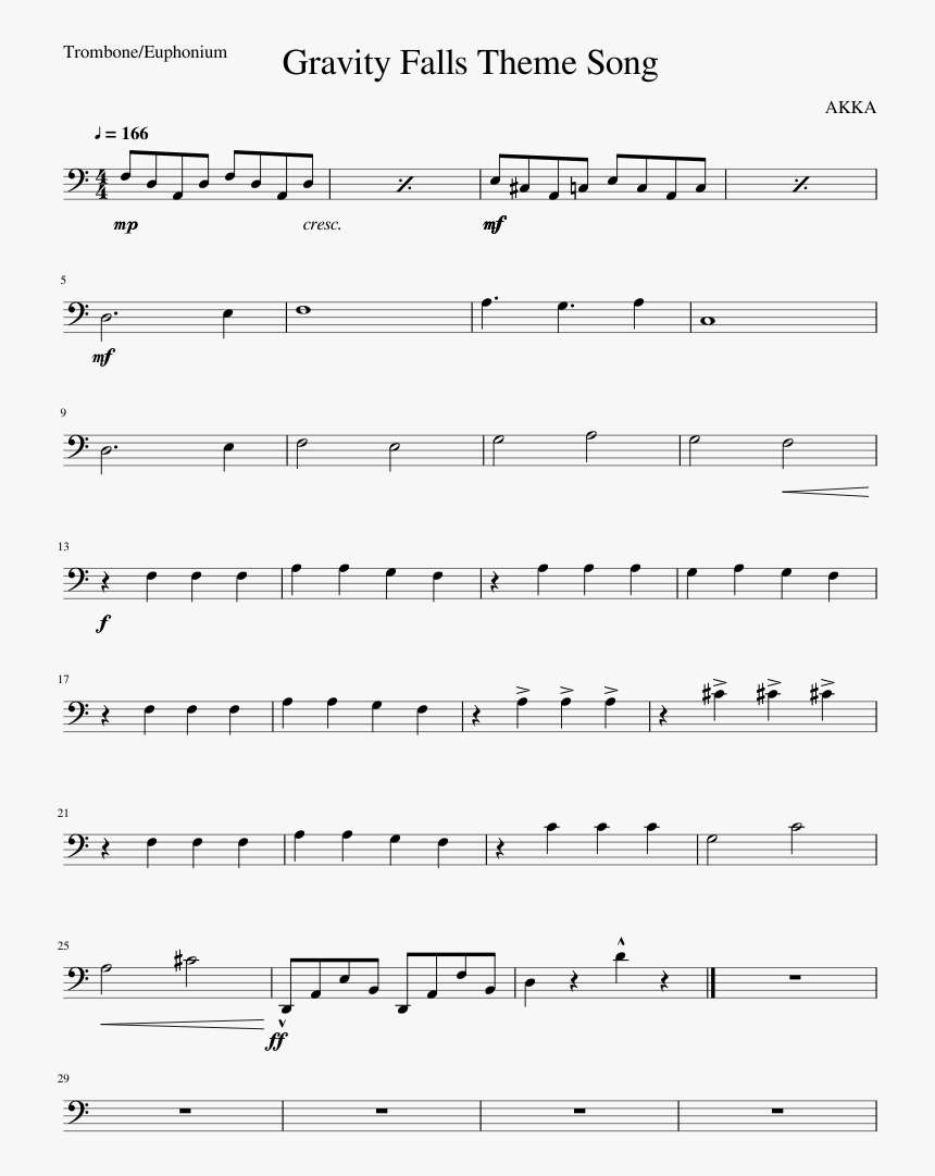 Euphonium Songs For Beginners, HD Png Download, Free Download