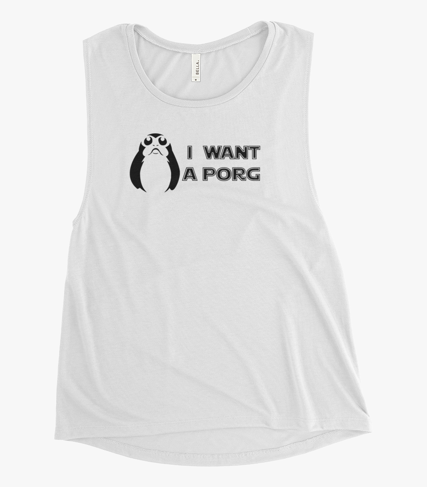 Image Of I Want A Porg - Active Tank, HD Png Download, Free Download