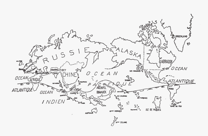 Surrealist World Map 1929, HD Png Download, Free Download