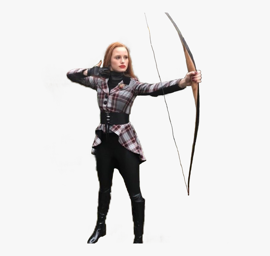 Cheryl Blossom Archery , Png Download - Cheryl Blossom Bow And Arrow, Transparent Png, Free Download