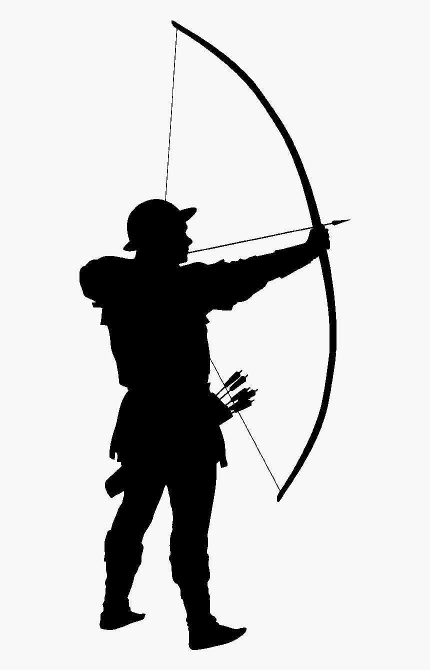 Longbow Archer - Longbow Archer Silhouette, HD Png Download, Free Download