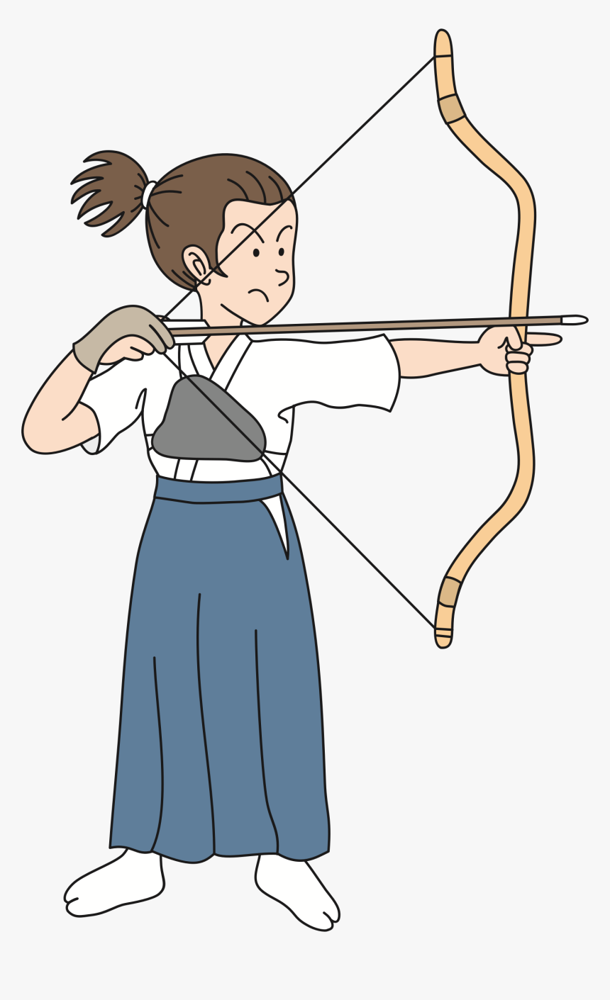 Female Archer Big Image - Archery Clipart, HD Png Download, Free Download