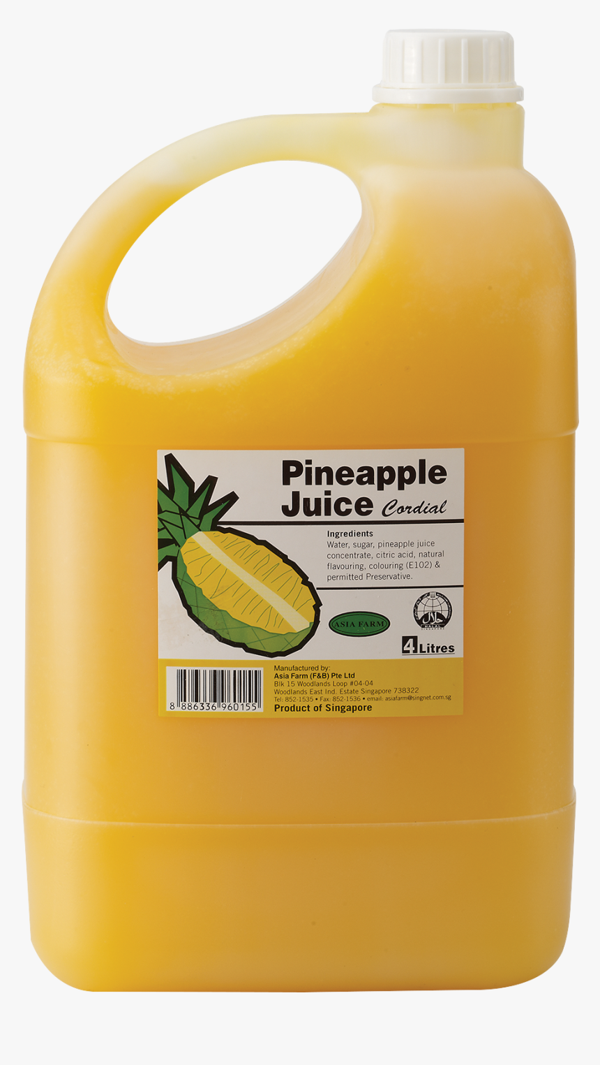 Pineapple Juice Cordial - Bottle, HD Png Download, Free Download