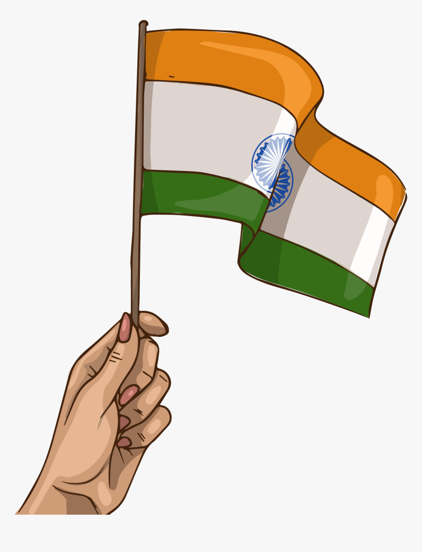 Drawing For Republic Day Flags , Png Download - Happy Independence Day Dp, Transparent Png, Free Download