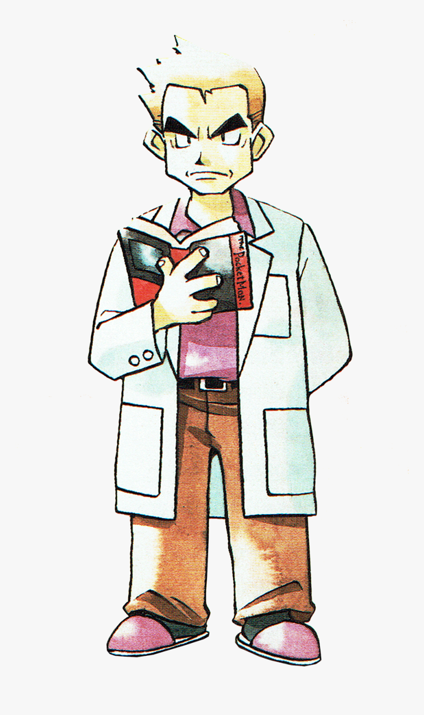 Professor Oak From The Original Pokemon [the Video - Pokemon Red Professor Oak, HD Png Download, Free Download