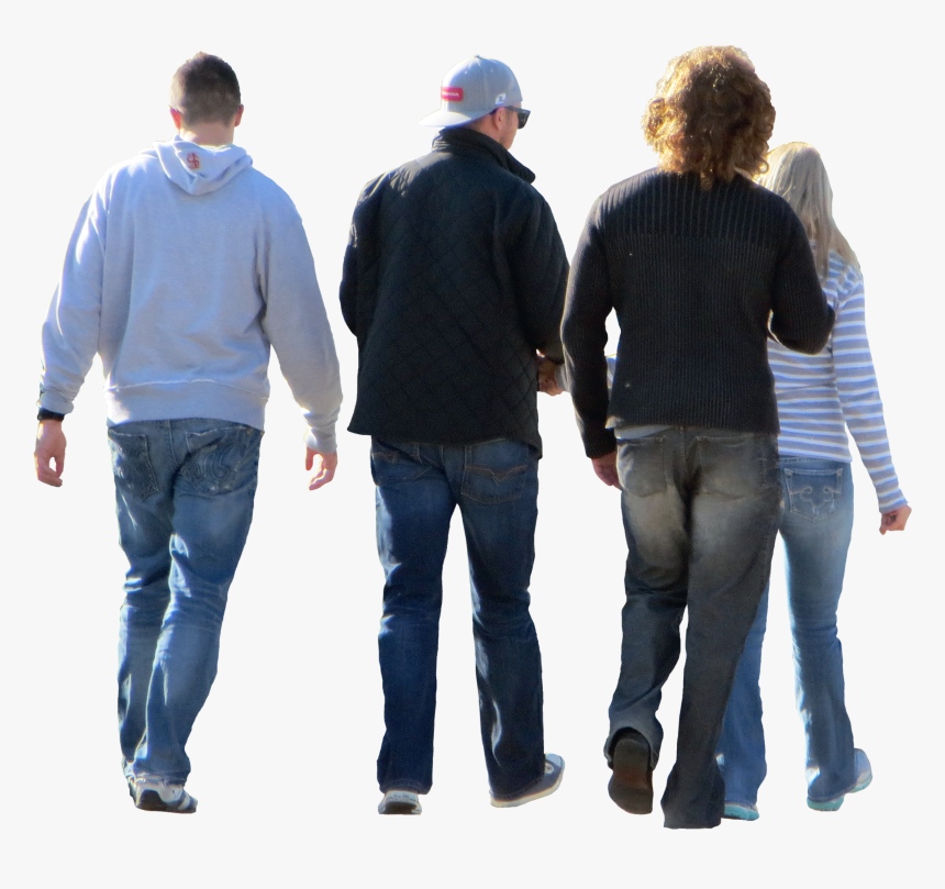 Group Of People Walking Png, Transparent Png, Free Download