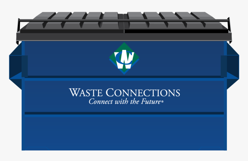 Commercial Front Load Flat - Waste Connections Front Load Container, HD Png Download, Free Download