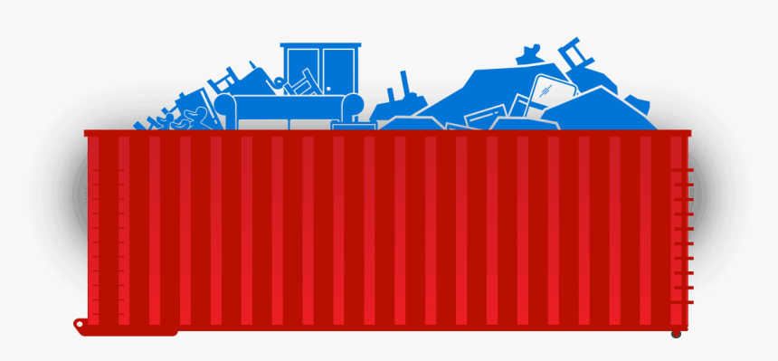 Dumpster Yard Roll Off Clipart , Png Download - Trash Dumpster Clip Art, Transparent Png, Free Download