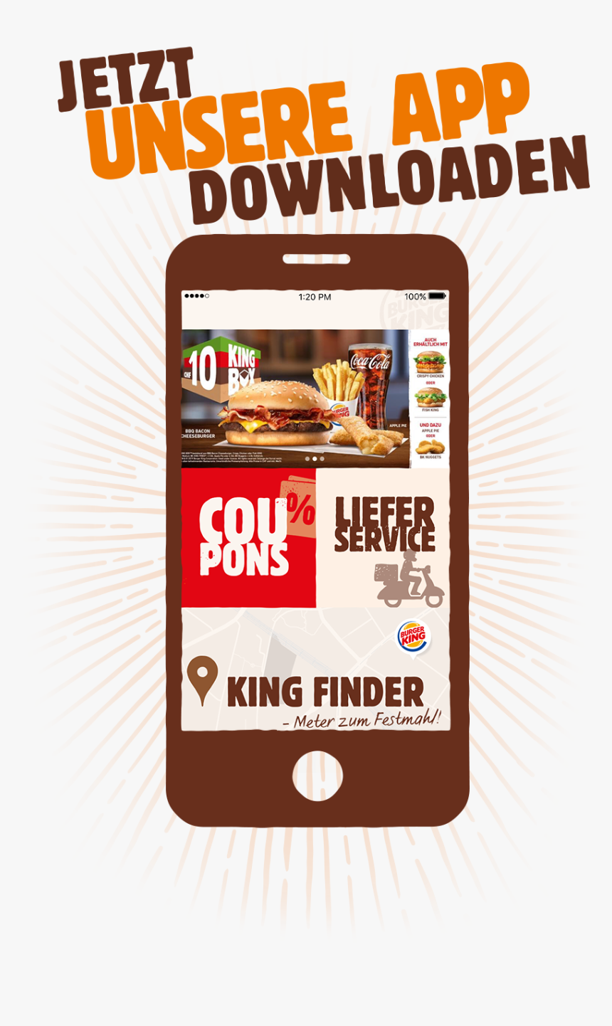 Burger King App, HD Png Download, Free Download