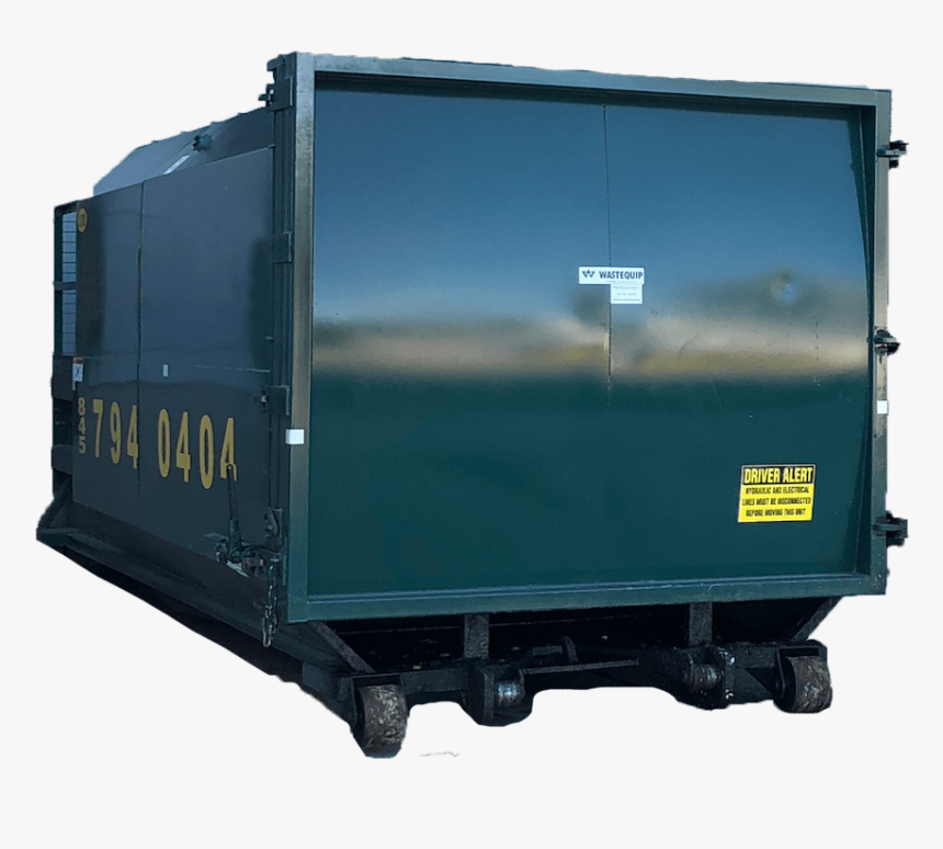 Rolloff Dumpster Commercial - Railroad Car, HD Png Download, Free Download