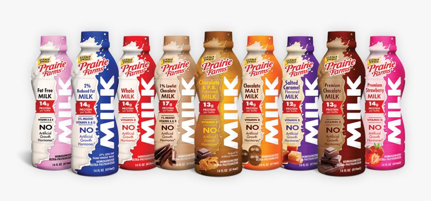 14oz Bottle Milks - Prairie Farms Premium Chocolate Milk, HD Png Download, Free Download
