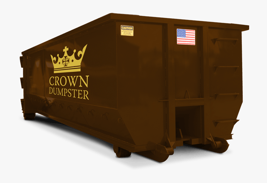 Crown Dumpster 20 Yard Dumpster Containers - Truck, HD Png Download, Free Download