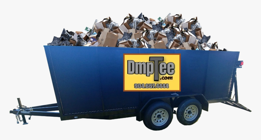 14 Yard Dumpster Trailer - Trailer, HD Png Download, Free Download