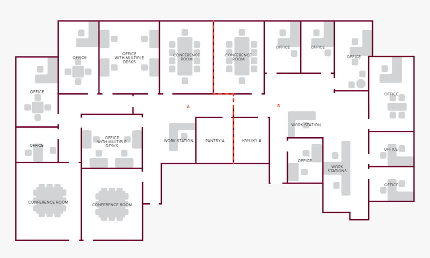 54bbd659d3c0607b2d90994a Lit Suite Floor Plan - Litigation War Room Floor Plans, HD Png Download, Free Download