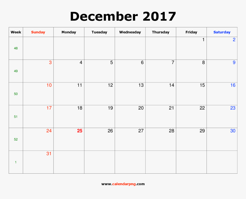 December Calendar Png - Large September 2019 Calendar, Transparent Png, Free Download
