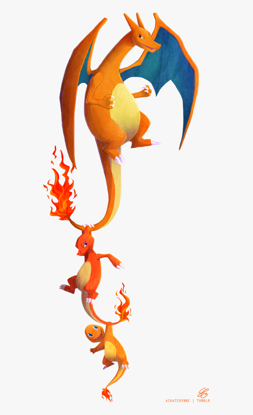 Charmander Evolution More - Charmander Evolution, HD Png Download, Free Download