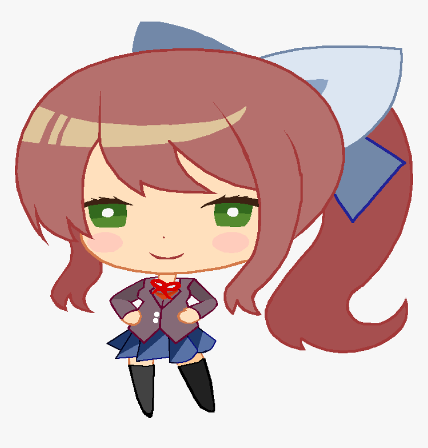 Doki Doki Cute Monika, HD Png Download, Free Download