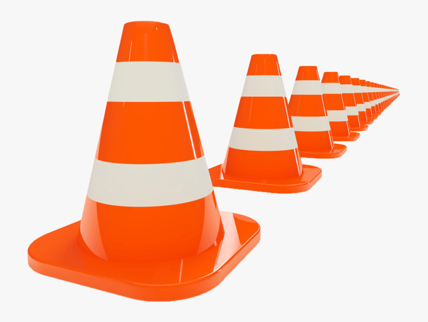 Traffic Cone Line Illustration - Traffic Cone Png Transparent, Png Download, Free Download