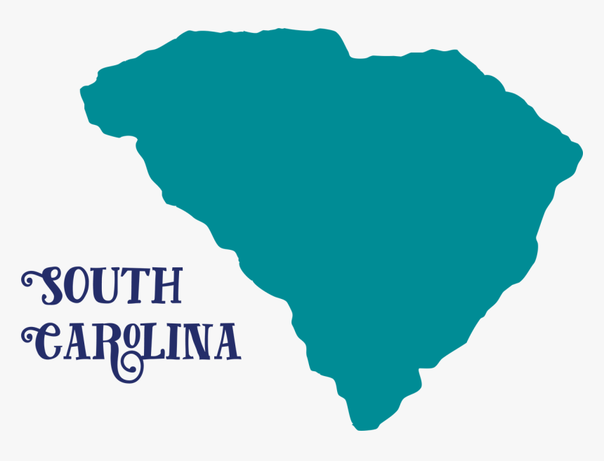 South Carolina Svg Cut File - Map, HD Png Download, Free Download