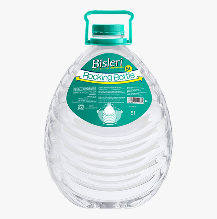 Bisleri 5 Litre Can Pack Of - Bisleri 5 Litre Bottle, HD Png Download, Free Download